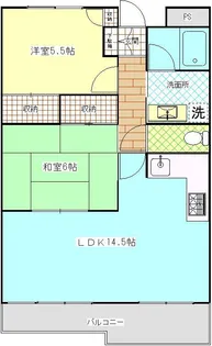 キャトルセゾン鎌倉【1階】の間取り