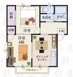 b’CASA千葉野田Vre-born【1階】の間取り