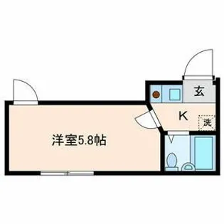 シャンテ日暮里【1階】の間取り