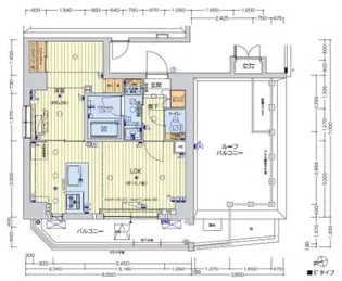 レオンコンフォート池田山【14階】の間取り