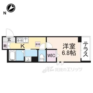 シャーメゾン忠彦根【1階】の間取り
