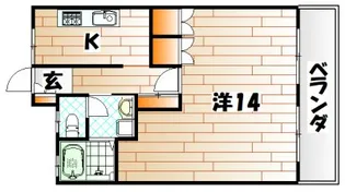 ロードリーR3【8階】の間取り