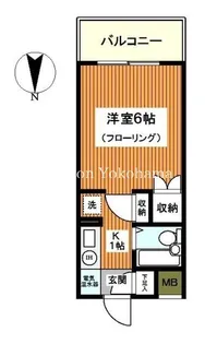 Liz三ッ沢【3階】の間取り