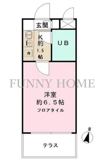 トレンタハウス桜新町【1階】の間取り