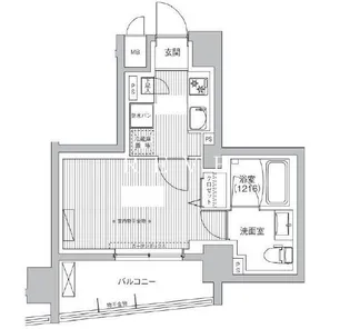 ルヴェール日本橋小伝馬町【5階】の間取り