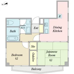 片岡ビル【3階】の間取り