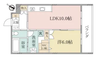 (シニア限定)ヘーベルヴィレッジ南林間~サンボナール~【1階】の間取り