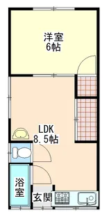 駒三ハウス【2階】の間取り