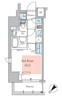アーバネックス大井仙台坂【7階】の間取り