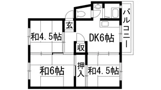 伊丹鴻池6B号棟【3階】の間取り