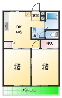 ハイムウェンディ D【2階】の間取り