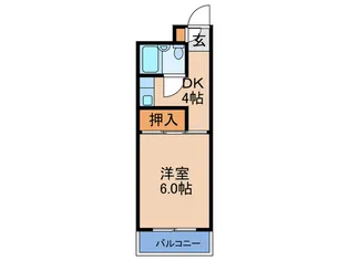 第2三恵マンション【3階】の間取り