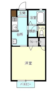 エリタージュ【2階】の間取り