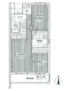 S-FORT横浜青葉台(旧・ル・シャージュ青葉台)【5階】の間取り