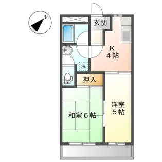 プラティーヌ【2階】の間取り