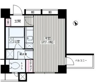 ウィンターベル ゼームス坂【2階】の間取り
