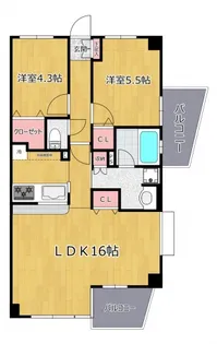 宮崎台リージェンシー【5階】の間取り
