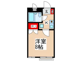 エスポワ-ル愛幸【2階】の間取り