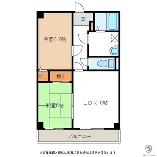 ヴィラ・ヤマト【4階】の間取り