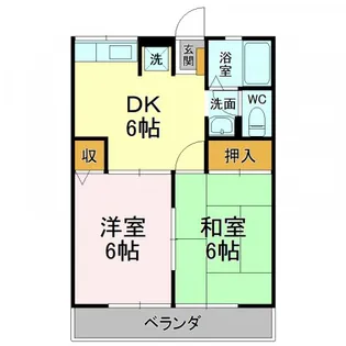エミールA【1階】の間取り