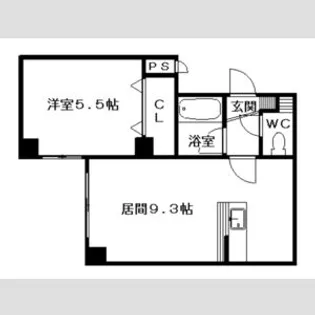 ルナハイツ南8条【2階】の間取り