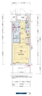 プレサンス塚本アクミリオン【4階】の間取り