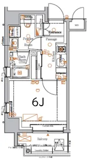 ジーベック川崎II【2階】の間取り