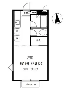 ハイツオーエム【2階】の間取り