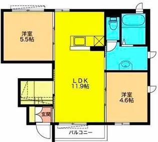 リア・フレールCの間取り