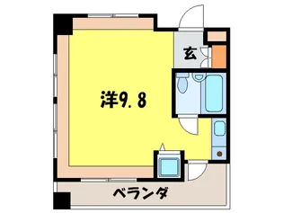 ベルトピア芦屋II【3階】の間取り