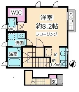 バーズヒル【1階】の間取り