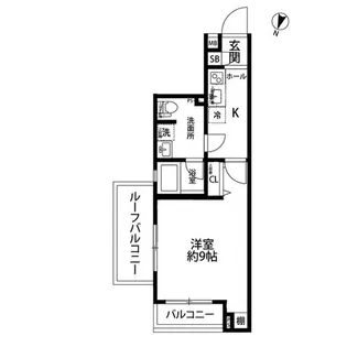 プレール・ドゥーク渋谷幡ヶ谷II【4階】の間取り