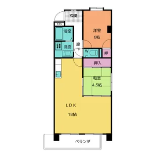 エクセル平針【5階】の間取り