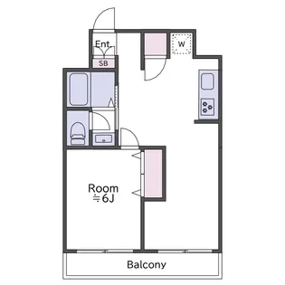 ソーワ梅ヶ丘マンション【3階】の間取り