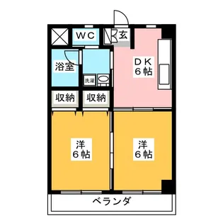 メゾンコンフォート【4階】の間取り