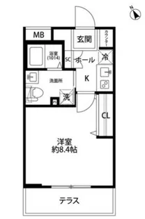 プレール・ドゥーク学芸大学【1階】の間取り