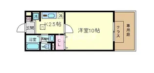 セジュールKaMiNs【1階】の間取り