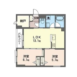 hale’ Ohana【3階】の間取り