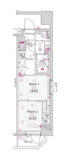 ガーラ・プレシャス赤坂見附【3階】の間取り