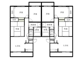 メゾン城北【2階】の間取り