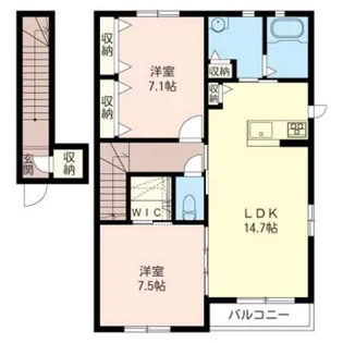 ルミエール【2階】の間取り