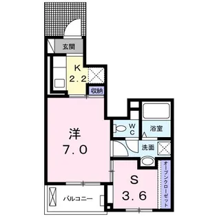 ブリッサ【1階】の間取り