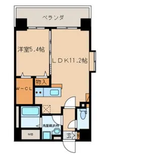 サングランテ博多駅南【6階】の間取り