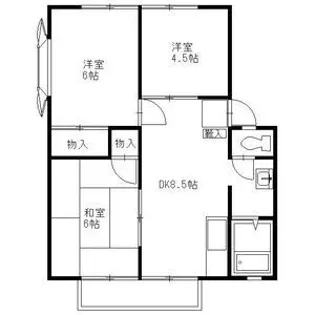 半田ハイツ【1階】の間取り