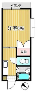サンハイツ【2階】の間取り