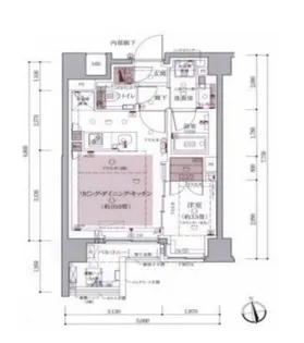 インプレストコア神楽坂【2階】の間取り