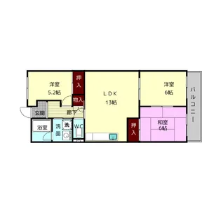 まあぁろーマンション【2階】の間取り