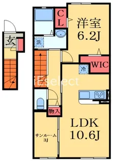 ベルウッド八街I【2階】の間取り
