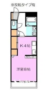 ドリス【3階】の間取り
