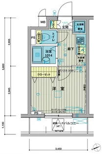 メインステージときわ台II【4階】の間取り